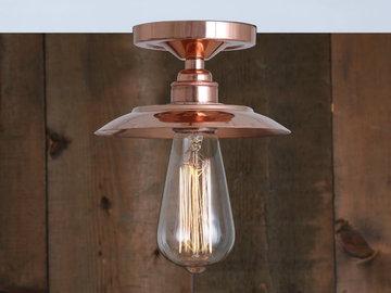 SUVA FLUSH - Handmade copper ceiling lamp by mullan lighting - view 3